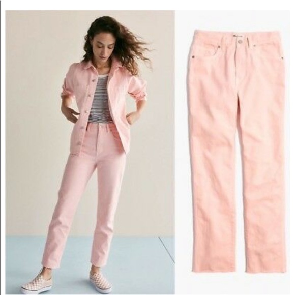 baby pink jeans
